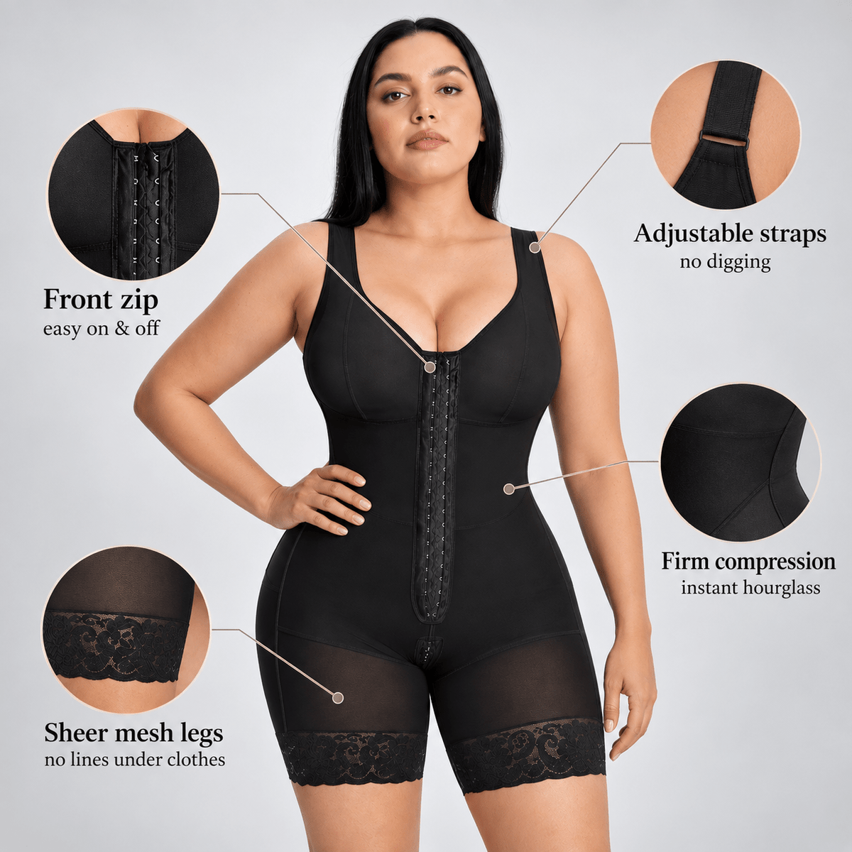 VELLA™: Instant hourglass, flawless under everything.